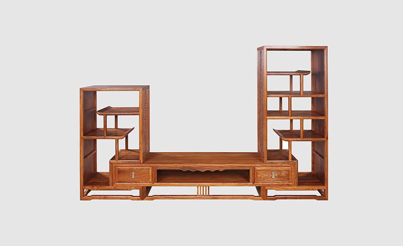 平谷中式装饰厅柜组合家具效果图