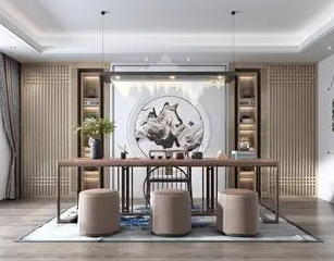 平谷新中式风格茶室如何规划设计